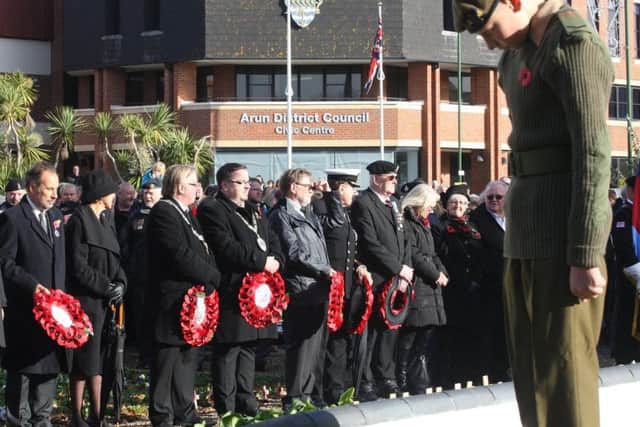 Littlehampton turned out in force to remember those that fought and died in World War One on Remembrance Sunday