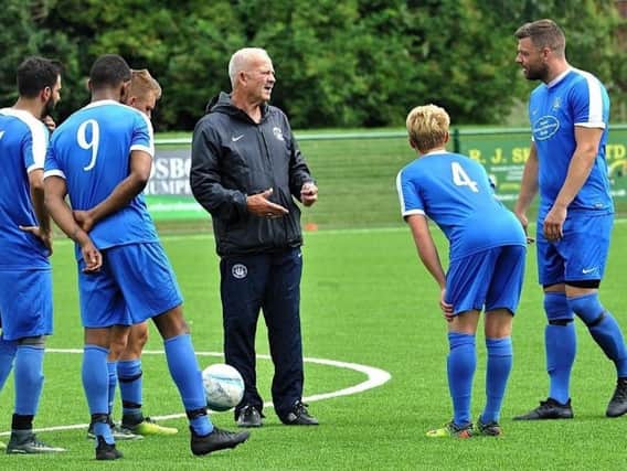 Shoreham boss Sammy Donnelly revealed one of his players will be sidelined with injury for a number of months ahead of Saturday's home game against Broadbridge Heath. Picture by Stephen Goodger.