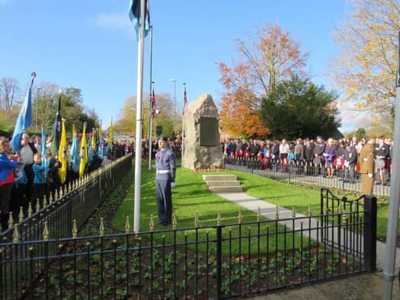 Record numbers attended a Remembrance Day service in Haywards Heath yesterday (November 11)