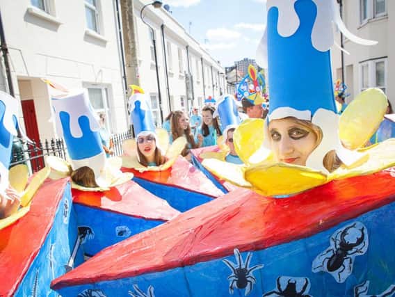 Brighton Festival has revealed the theme of the 2019 children's parade. Photograph Victor Frankowski