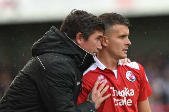 Harry Kewell with Dean Cox