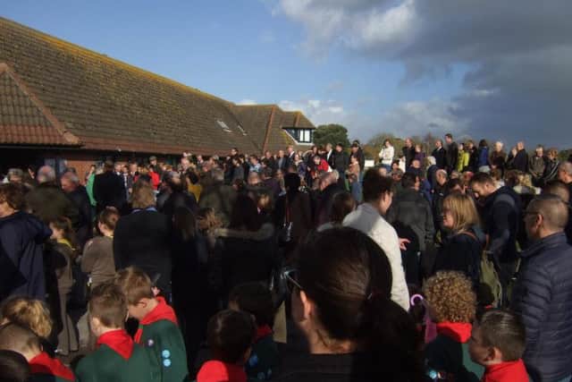 The Yapton Remembrance Sunday commemorations. Picture: Allen Misselbrook