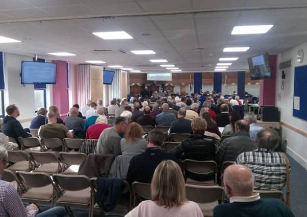 A large number of people in the public gallery turned up to watch Arun's development control commitee approve new homes for Pagham