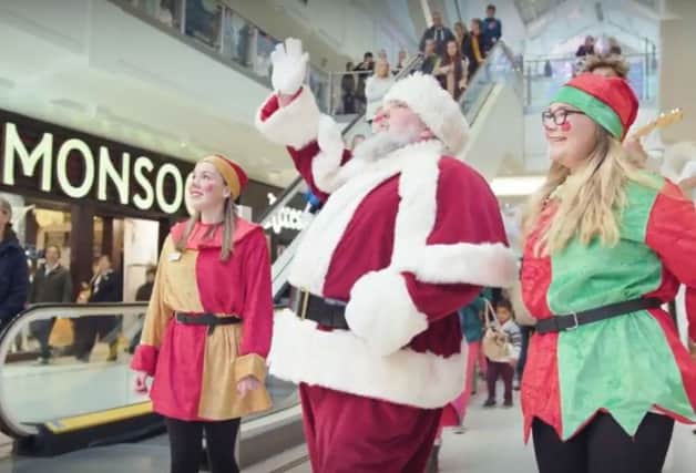 Santa at County Mall, Crawley