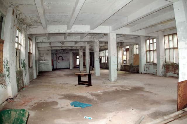 Photo taken on a tour when the building went up for sale, February 2005. Picture: Justin Lycett