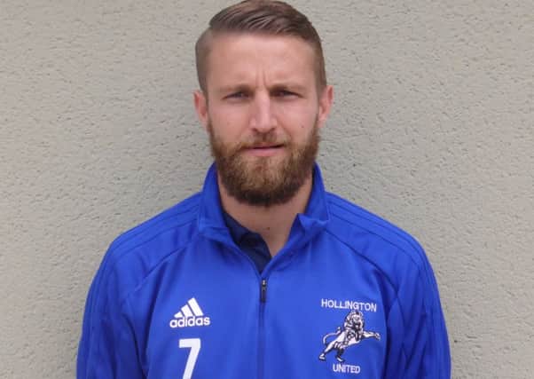 Alan Foster was Hollington United Football Club's man of the match in the win against AFC Ringmer
