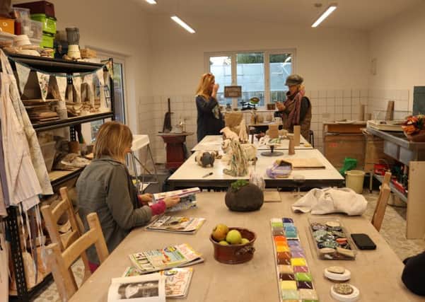Official opening of new pottery studio Claynglaze in Pulborough SUS-181114-122447001
