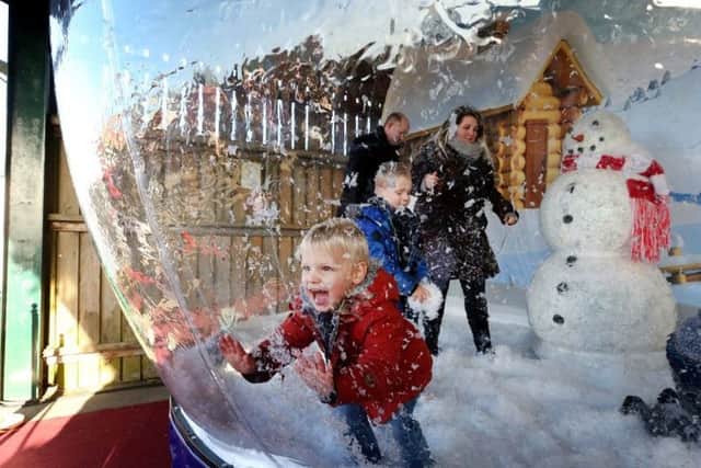 The unique 8ft snow globe set to transport visitors into a winter wonderland