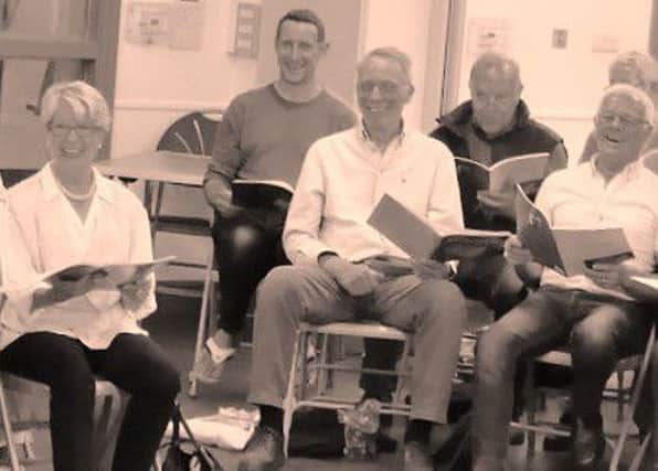 Eastbourne Choral Society members in rehearsal