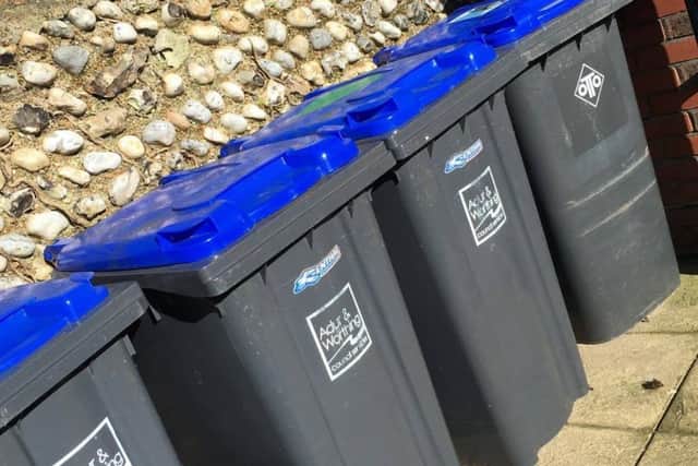 Adur and Worthing councils recycling bins