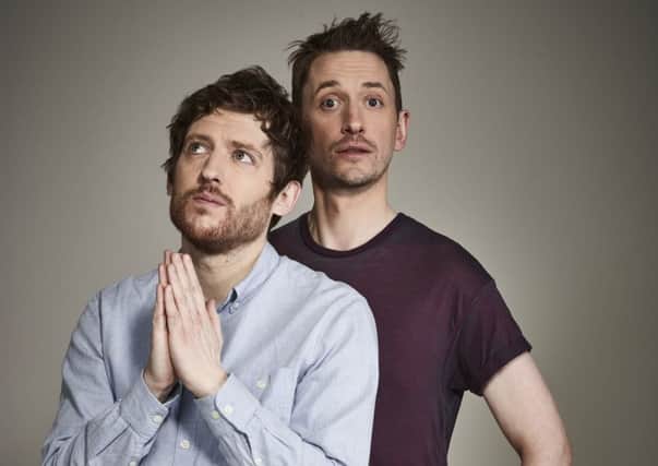 Elis James and John Robins. Picture by Adam Lawrence