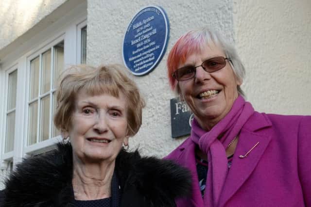 Shirley Zangwill, left, with East Preston parish councillor Elizabeth Linton at Far End. Picture: Kate Shemilt ks180574-3