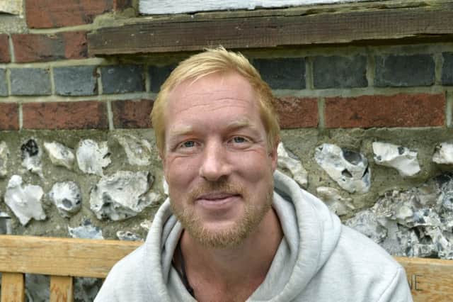 Richard Riedel is a homeless man living in Eastbourne (Photo by Jon Rigby)