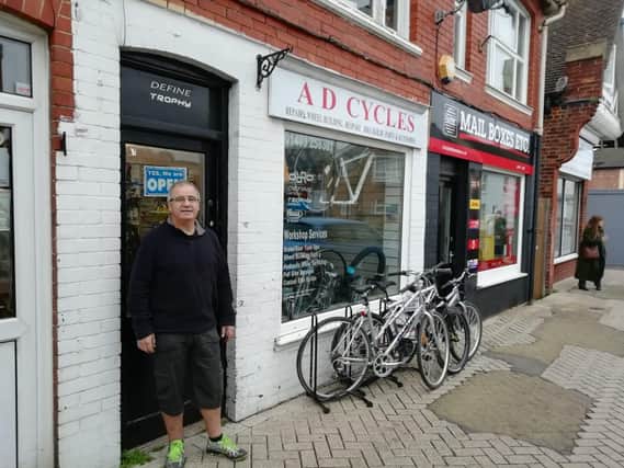 Andy Duffin owner of A.D Cycles