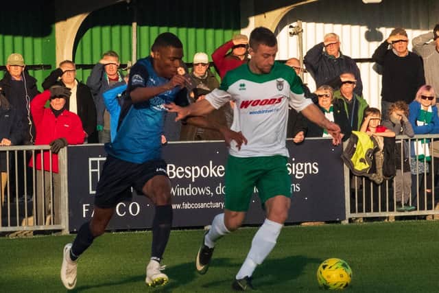 Bognor on the attack against Wingate and Finchley / Picture by Tommy McMillan