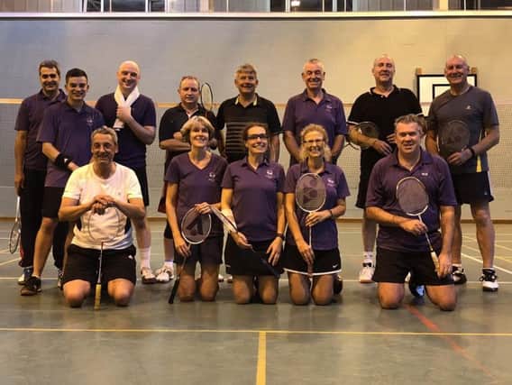 Members of Bognor Badminton Club