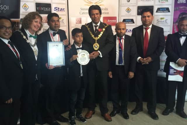 Flavour and Hot and Spicy in Burgess Hill scooped awards at the live cooking competition held by the Sussex Bangladeshi Caterers Association