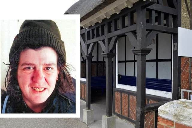 Tracy Patsalides (inset) was found dead at the seafront shelter she was living in