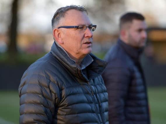 Horsham YMCA boss Peter Buckland wants nine points from the next three league games, starting with their home encounter against Lancing tonight. Picture by Peter Cripps.