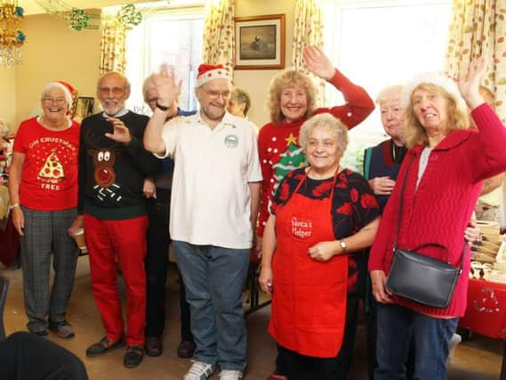 Fun at the community Christmas fair at Southlanders Community Caf in Shoreham. Photo by Derek Martin DM18112117a