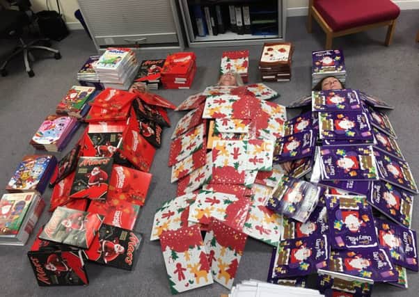 More than 3,000 calendars have been donated throughout West Sussex