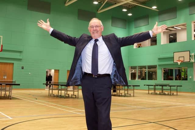 Jonathan Chowen, pictured at the new Broadbridge Heath Leisure Centre, said it was important as a council it delivers on a promise to deliver a replacement running track. Photo by Derek Martin