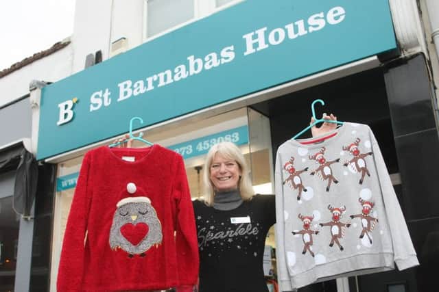 Manager Jayne Standing at the new St Barnabas House charity shop in Shoreham High Street. Photo by Derek Martin DM18112800a