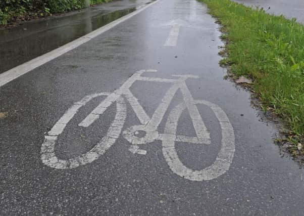 A cycle path