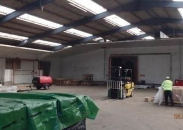 The existing industrial unit where the proposed medical waste plant would be based