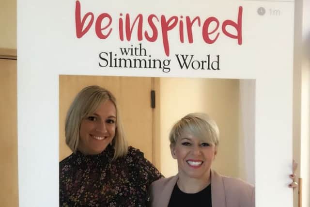 Sarah Huskinson and Rachael Davis are now silver status consultants with Slimming World