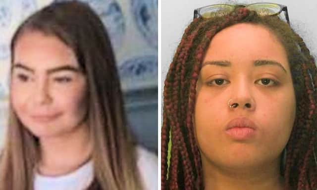 Paige Feltham (left) from Worthing and Keyona Fraser from Pulborough SUS-181122-172703001