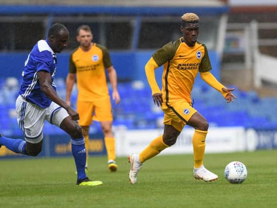 Albion midfielder Yves Bissouma. Picture by PW Sporting Photography