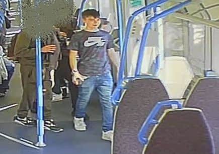 British Transport Police (BTP) believe this person may have information which could help them investigate the act of hate crime