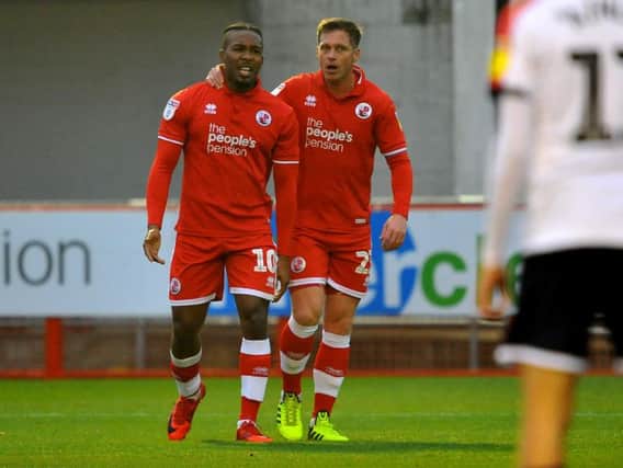 Dominic Poleon (left) with Dannie Bulman. Picture by Steve Robards