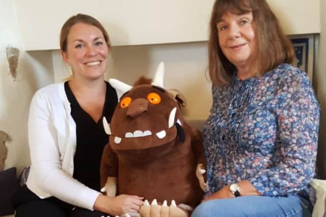 Julia Donaldson with Lisa Brace, co-ordinator for the Horsham District Year of Culture. Picture: Horsham District Council