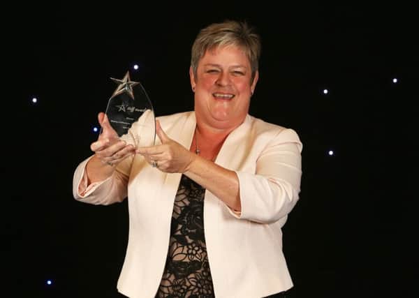 Sussex Community NHS Foundation Trust's award ceremony.  Dawn Fincham, Matron at Horizon Unit, Horsham Hospital, was presented with the Making a Difference - Individual Award