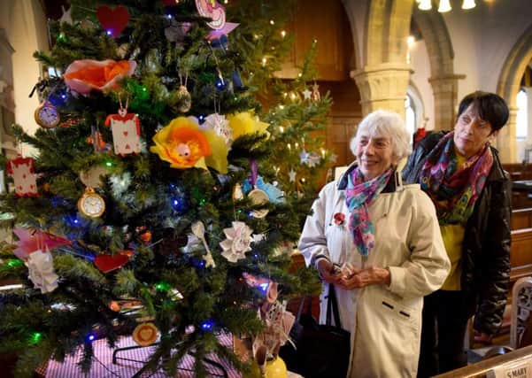 Christmas Tree Festival at St Mary's Church in Battle. SUS-181126-071610001