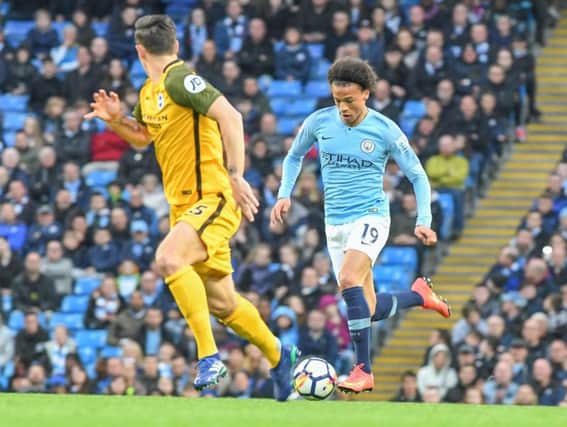 Leroy Sane. Picture by PW Sporting Photography