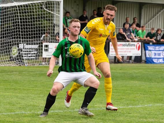 Ben Pope opened the scoring for Burgess Hill Town. Picture by Chris Neal