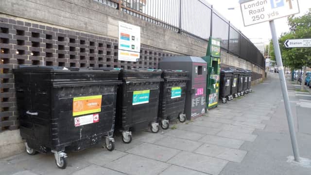 Brighton Whitecross Street Recycling Site by Editor5807 licensed by Creative Commons on Wikimedia