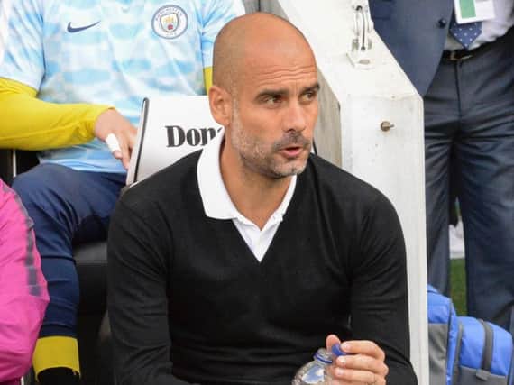 Manchester City boss Pep Guardiola. Picture by PW Sporting Photography
