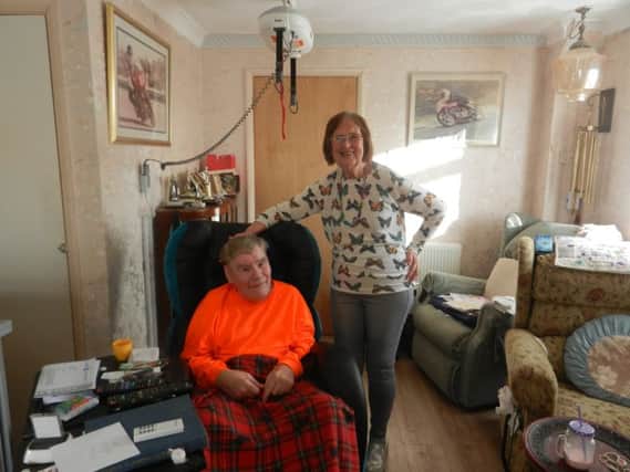 Michael and Mavis Shoesmith in their home in Barton Close SUS-181130-152904001