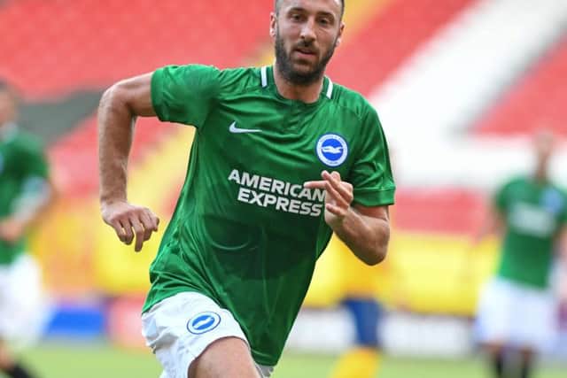 Glenn Murray in Albion's away shirt. Picture by PW Sporting Photography