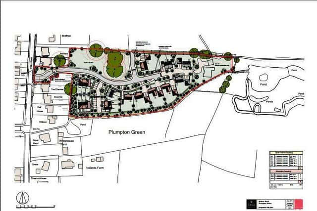 Plans for 19 new homes in Plumpton have been given the go ahead. An artist impression of where the homes will be built