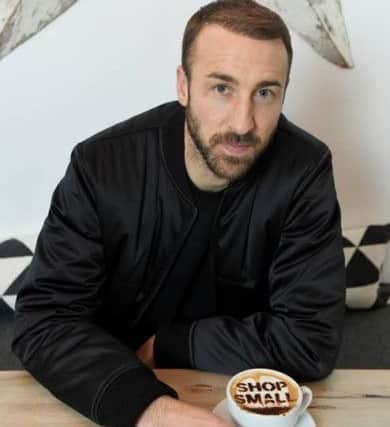 Albion player Glenn Murray supporting Small Business Saturday and The Flour Pot Bakery