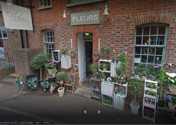 Fleurs florist shop in Blackhorse Way, Horsham SUS-181130-124714001