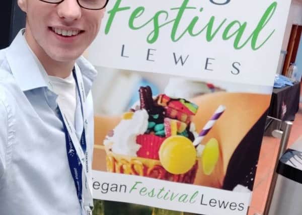 Robert Stevens at Vegan Festival Lewes