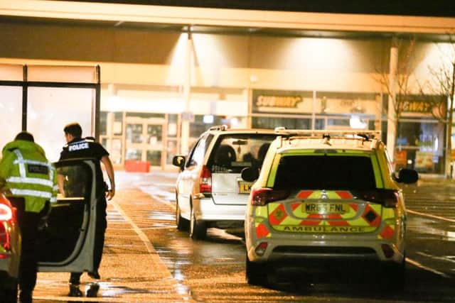 Emergency services were at the scene of an incident at the Tesco superstore in Durrington on Sunday night
