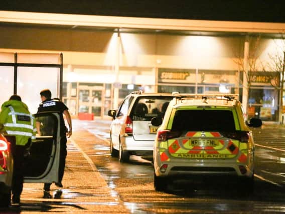 Emergency services were at the scene of an incident at the Tesco superstore in Durrington on Sunday night