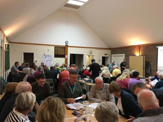 A total of 120 residents attended a Hunston Parish Council meeting last Wednesday (November 28). Picture contributed